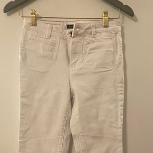 White flare jeans size 25